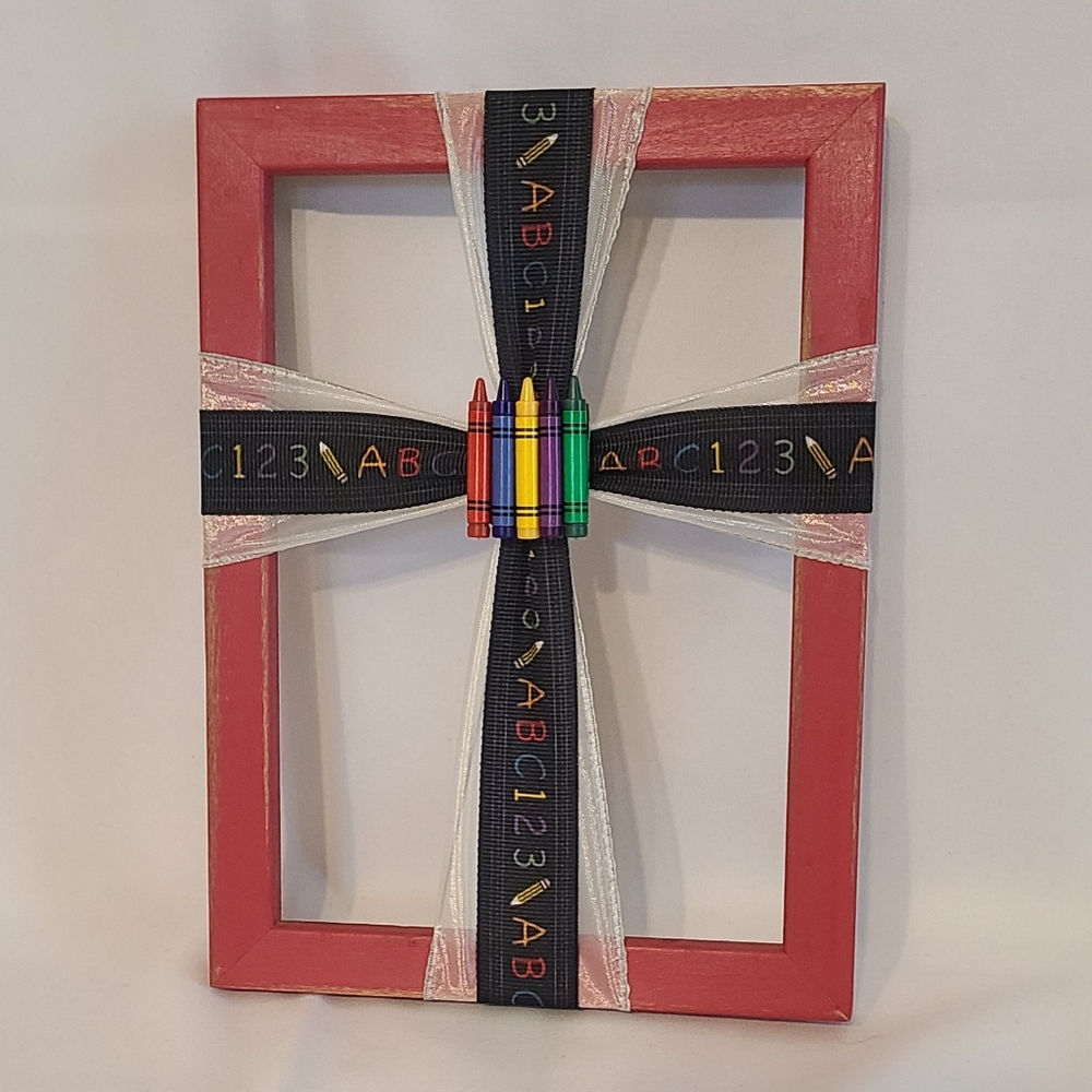 Frame Cross Art Teacher Handmade - Picture 6 of 6